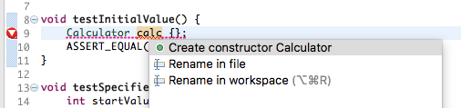 Create Default Constructor